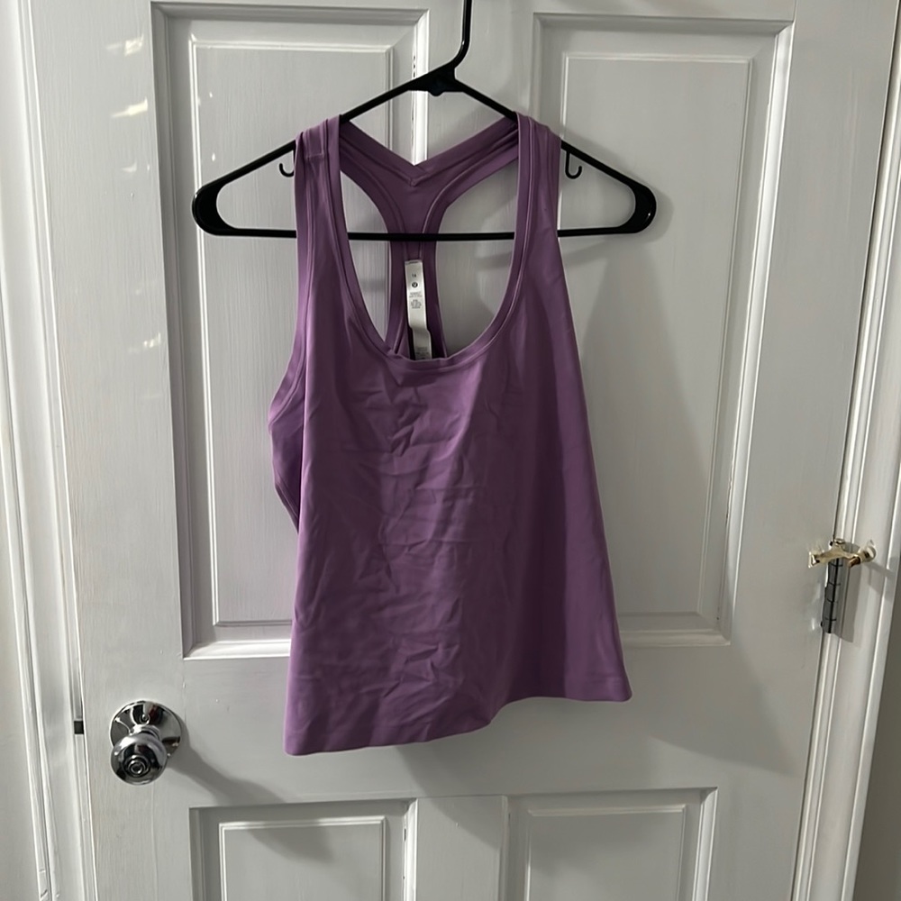 Lululemon Cool Racerback Short Tank Top in Wisteria Purple